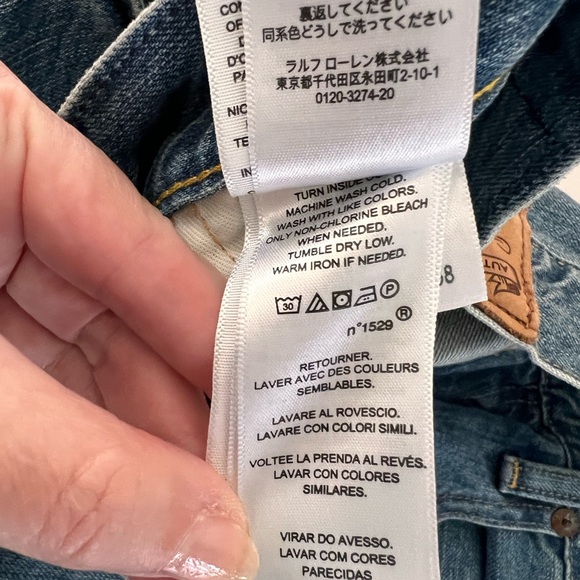 🔥NWOT Polo Ralph Lauren Hampton Relaxed Straight Jeans. Size 32/32 - Picture 11 of 14